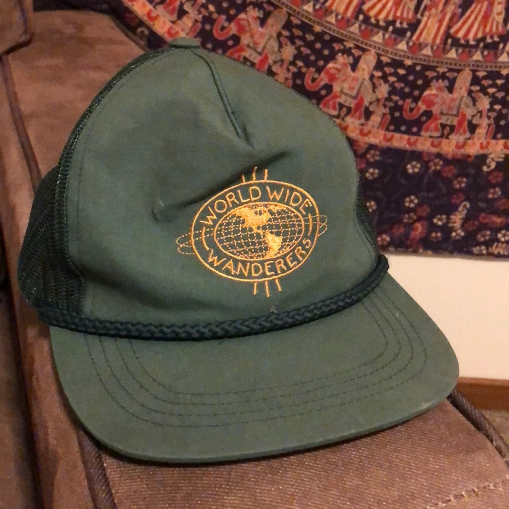 World Wide Wanderer Vintage Rope Hat